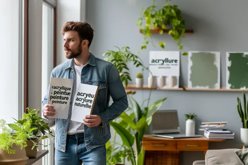 Comparaison détaillée entre peintures naturelles et acryliques, expliquant leur composition, leurs usages et avantages écologiques