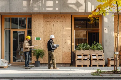 Façade d’un bâtiment rénové avec une isolation biosourcée par l’extérieur, améliorant confort thermique, bien‑être et performance énergétique durable