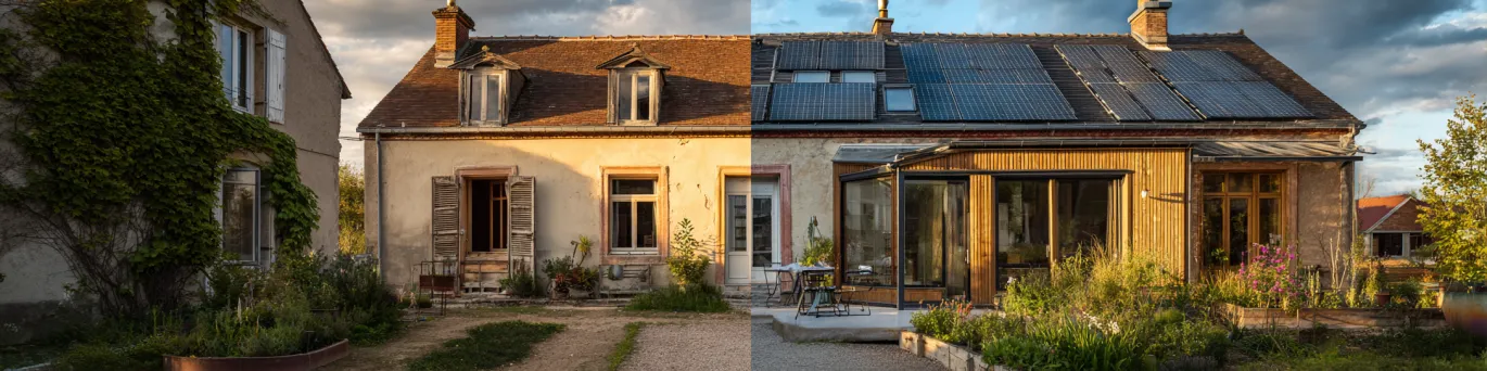 Éco-réhabilitation d’une maison : étapes, coûts, aides et ROI réel